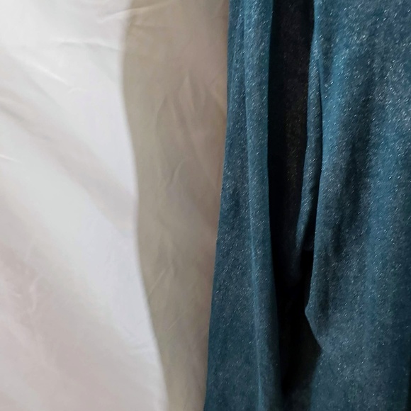 Maurice’s Metallic Tie Neck Shirt 	Size 4X - Picture 2 of 6